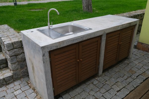 Exterior Cabinet Installation in Kingwood